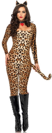 leopard catsuit