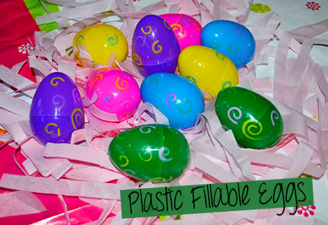 plastic fillable eggs